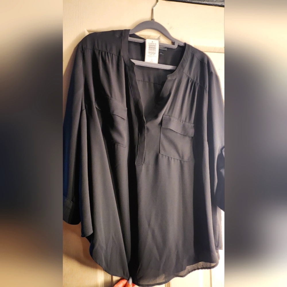 Torrid long sleeve blouse